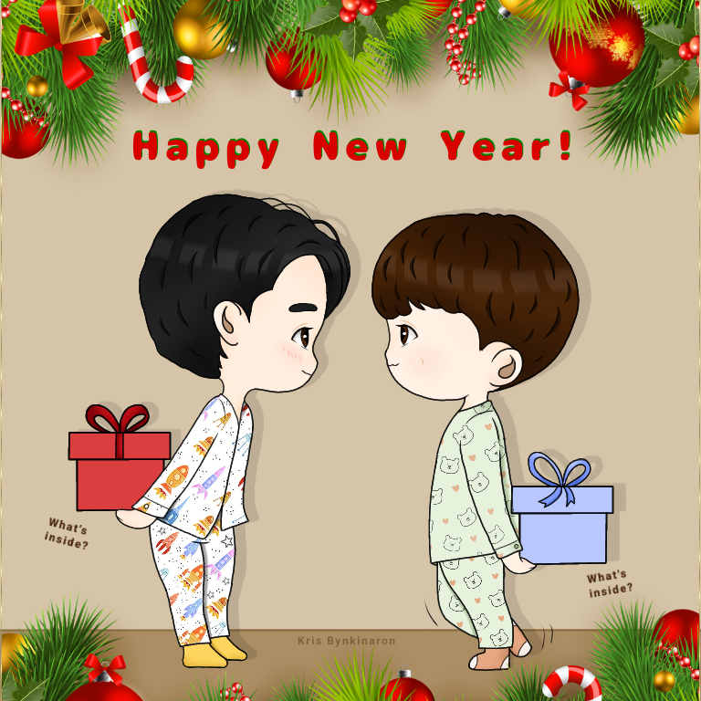 KBynkinaron's tweet photo. 🎊🎄 Happy New Year! 🎄🎉
May the new year be filled with many pleasant and bright moments!
#ขุณขิมมอญ #COPTERPANUWAT #คิมคอป #KimCop #MonTer https://t.co/efv9DxzSIZ
