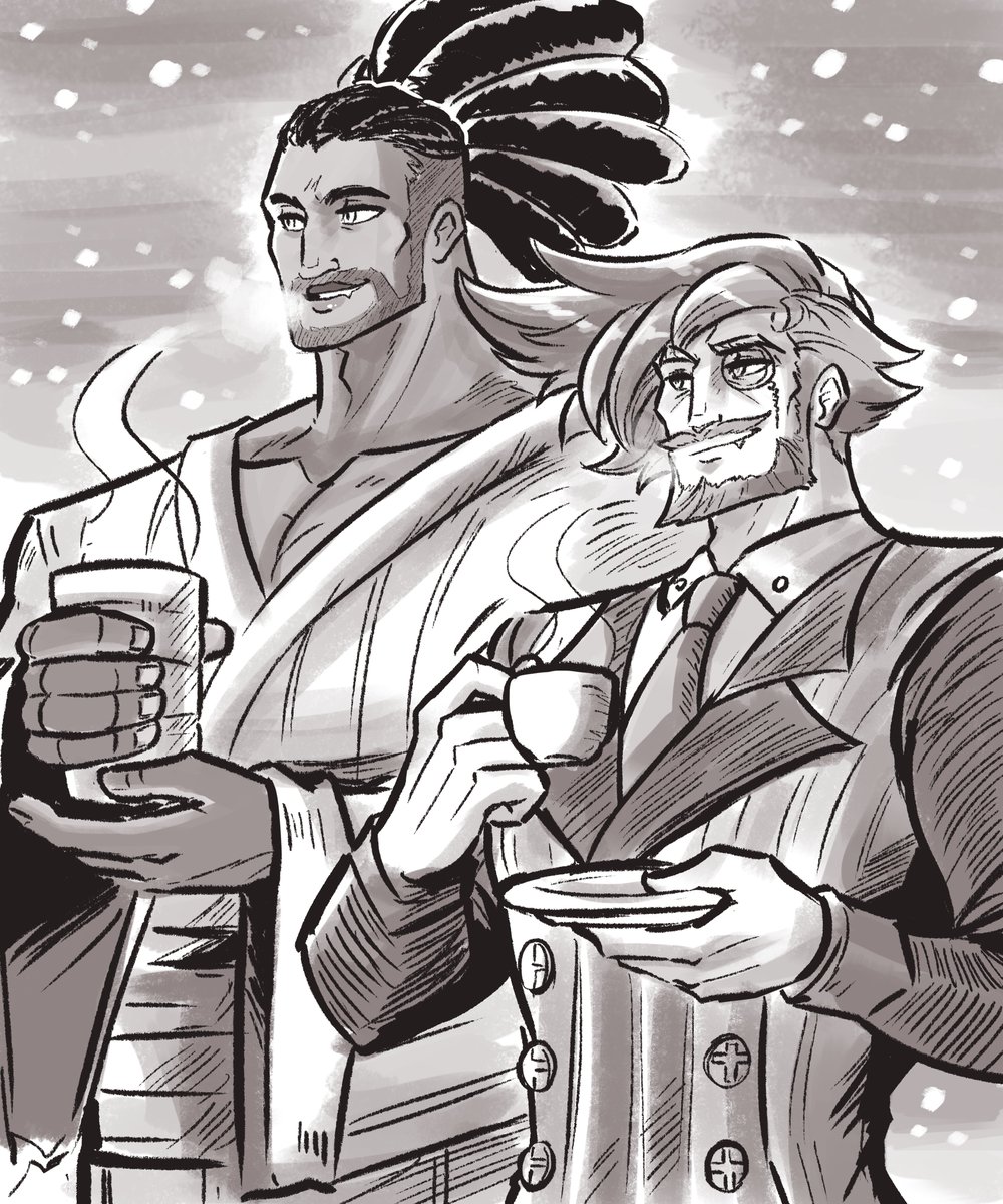ScruffyTurtles's tweet photo. pondering in the snow #ggst https://t.co/ZacnkgUIIS