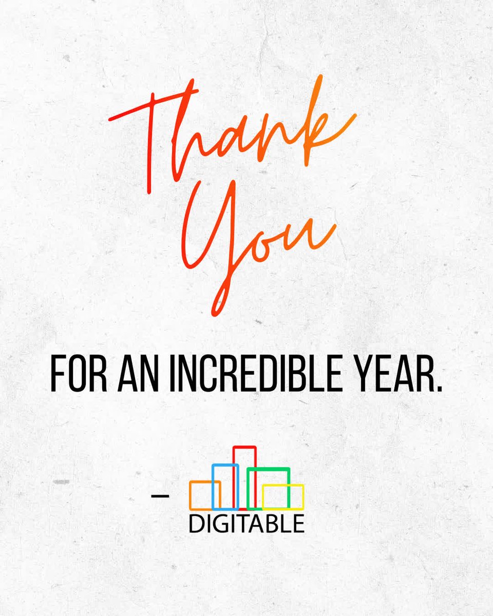 We are grateful for our amazing clients and the trust you place in us every day.

And to our team: thank you for your creativity, hard work, and heart.

Here's to another year of growth, great work, and meaningful partnerships.
