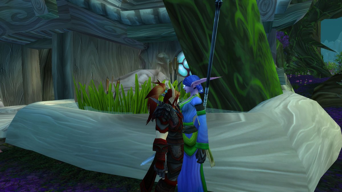 Blood elf men and kaldorei women are a match made in heaven