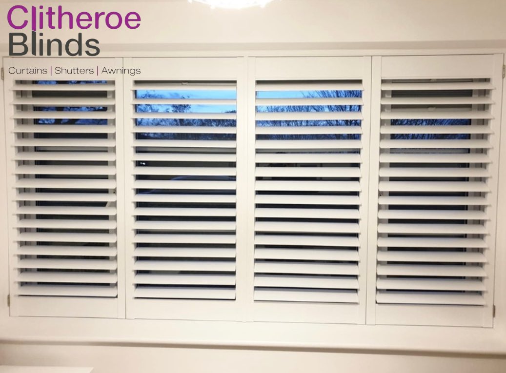 Full height shutter blinds are designed to cover the full height of a window making any room look neat and elegant ! ✨🏡 #shutterblinds #clitheroeblinds #homeimprovements #clitheroe #lancashire