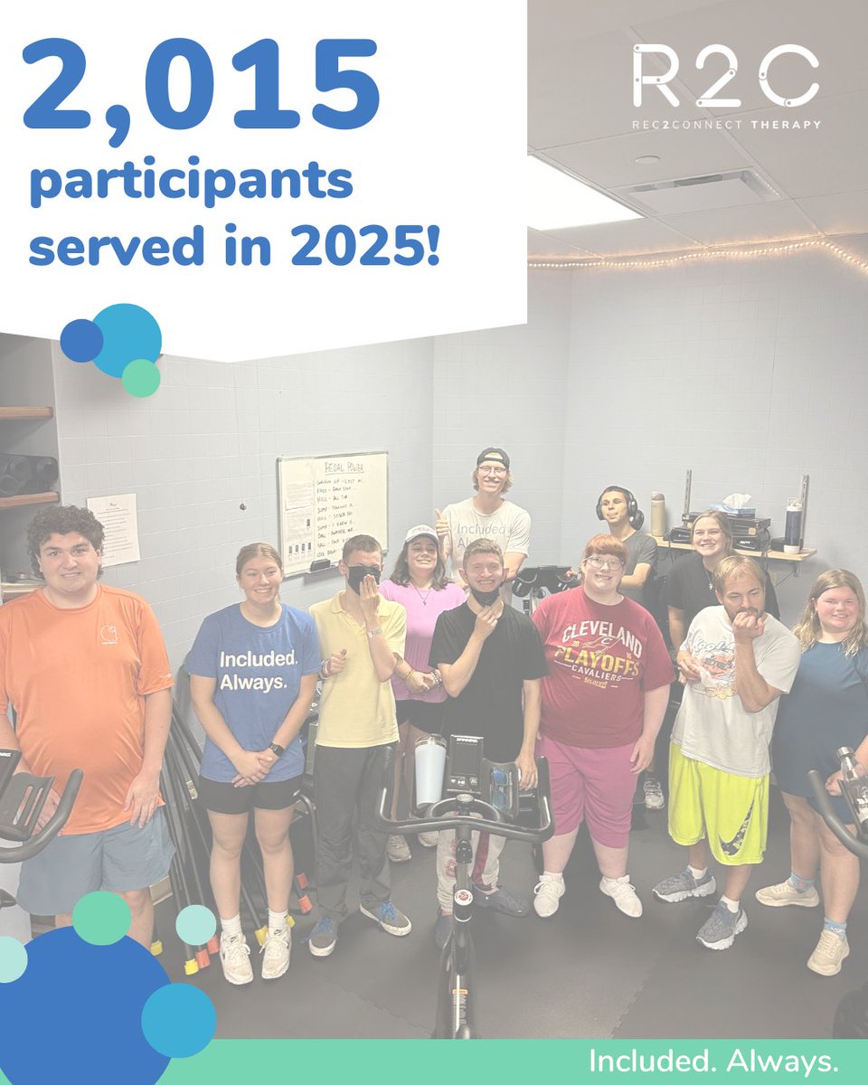 R2CFoundation's tweet photo. #REC2CONNECT'S 2025 WRAPPED ๐ฃ๐ซ
We couldn't be more grateful for the impact 2025 has had on our nonprofit! ๐ฉต Thank YOU for your joy, connection and passion for inclusive recreation! ๐ซถ๐ผ
#IncludedAlways #YearWrapped https://t.co/ksYzKMnXzc