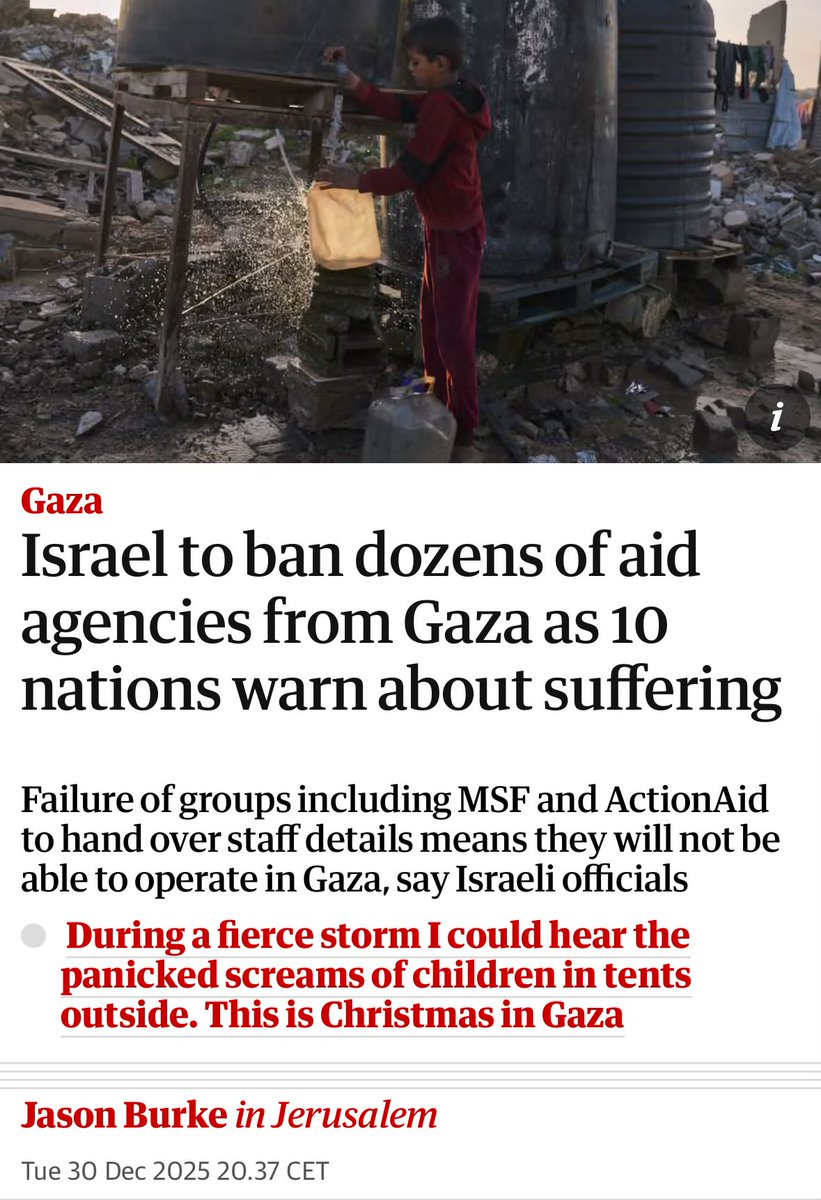 PeruginiNic's tweet image. They really want to eradicate all what remains to sustain life in Gaza, using the cover of the “ceasefire.” They are engineering a new colonial governance.