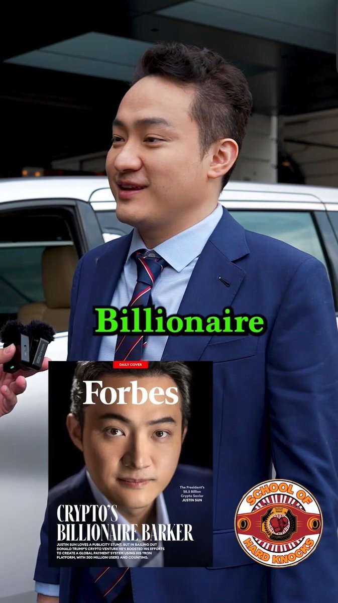 I just interviewed Crypto Billionaire  <a href="/justinsuntron/">H.E. Justin Sun 👨‍🚀 🌞</a> in Hong Kong 🤯 and I asked him how he got RICH! The video is out now on TikTok 👇 Go watch NOW! 

tiktok.com/@theschoolofha…