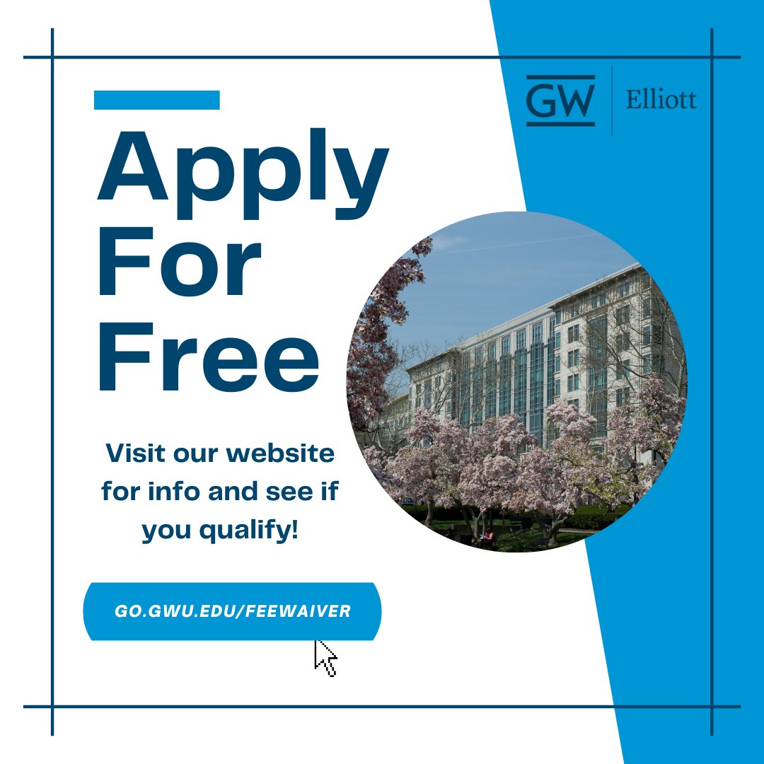 Want to save on the $80 application fee? Attend one of our information sessions and get a fee waiver! Find out more at ow.ly/ZxCz30sRGb9