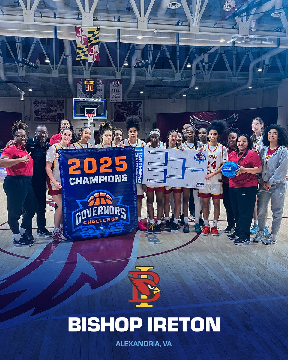 GovChallenge's tweet photo. 𝗕𝗥𝗔𝗖𝗞𝗘𝗧 𝗖𝗛𝗔𝗠𝗣𝗜𝗢𝗡 Girls Bracket 2📷: 

Bishop Ireton dominated Sanford, winning by 35 points.📷

@SanfordWarrior: 21
@BishopIretonWBB: 56

#GovChallenge #RiseToTheChallenge https://t.co/ns4D6TQocG