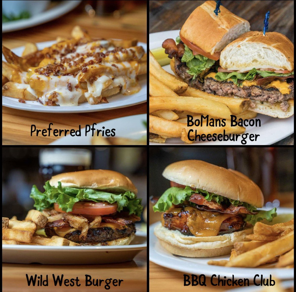 winkinglizard's tweet photo. Itβs National Bacon Day π₯
Everythingβs better with bacon!
You can only choose one πππ
#nationalbaconday #bacon #preferredpfries #bomansbaconburger #wildwestburger #bbqclub #winkinglizard #lizardnation https://t.co/jC3SfDsMyE