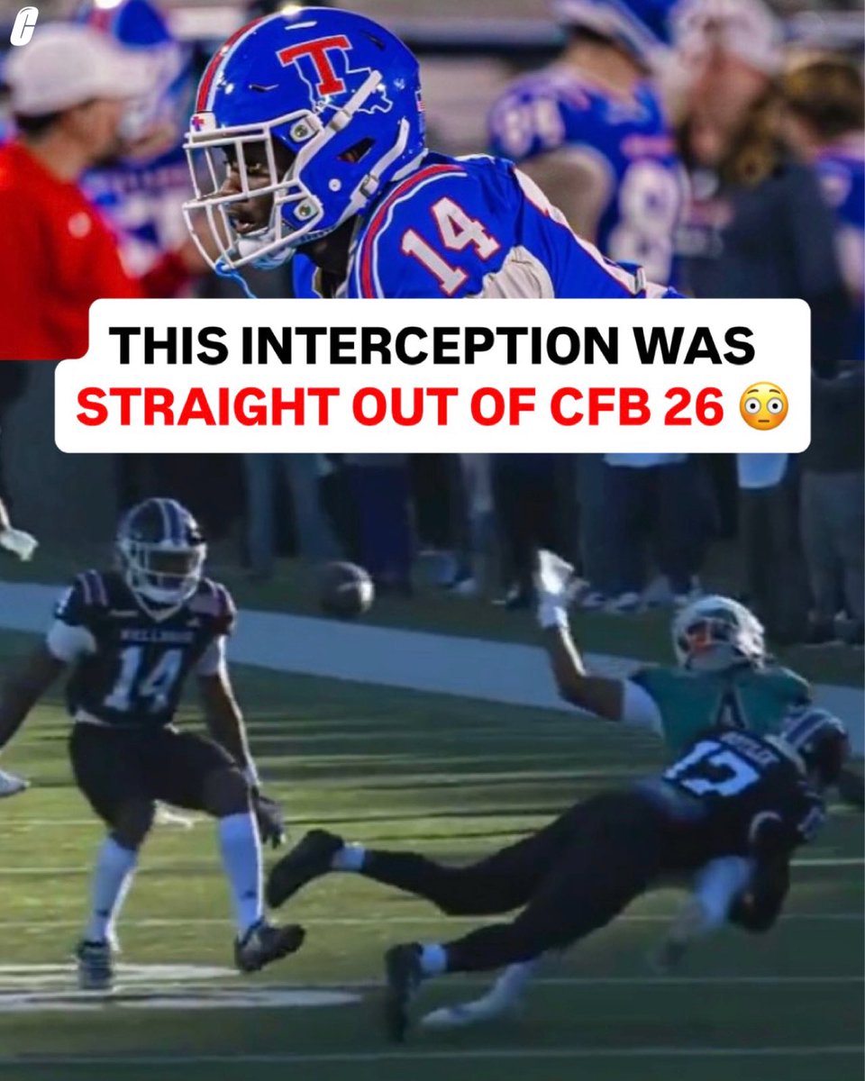 CFBAlerts_'s tweet image. You’d only see stuff like this in a video game 😤

(via ESPN)