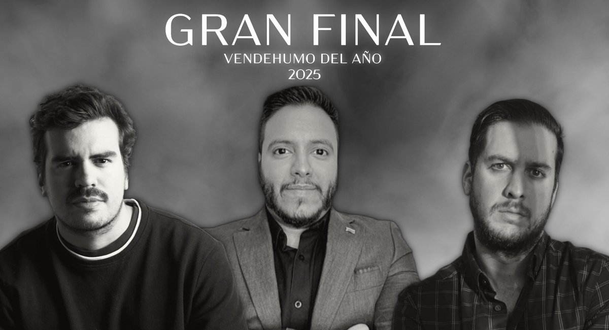 🗳  ¡LA GRAN FINAL! 

LA ÚLTIMA BATALLA DEL TORNEO "VENDEHUMO DEL AÑO 2025".

🥊 AVENDAÑO.
🥊 MENONI.
🥊 RINCÓN.

¡¡A VOTAR!!