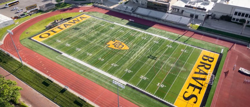 DMackley67770's tweet photo. Blessed to receive another opportunity to be able to play this game at the next level thank you @CoachJRupnow and @OttawaBravesFB @BrascheCoach https://t.co/miHl5I3JVs