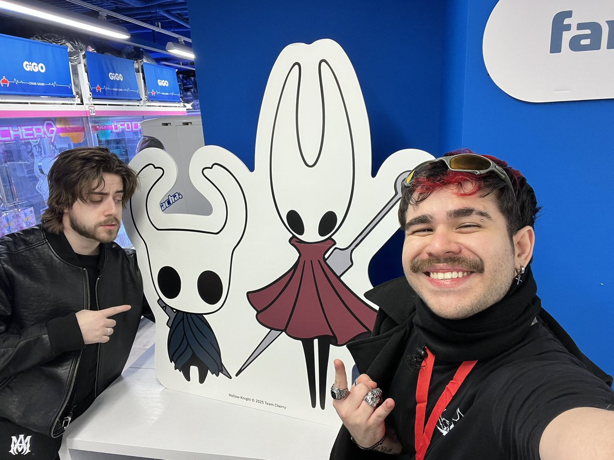 eles sao literalmente o knight e a hornet to muito mal