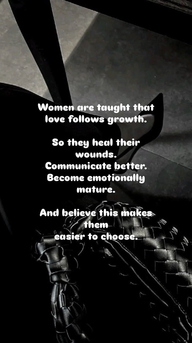 datingguru_'s tweet photo. Most women aren’t struggling in dating because they lack value or self-awareness.

They’re struggling because they were taught that emotional growth automatically leads to commitment. It doesn’t. https://t.co/y5gGecjLFX