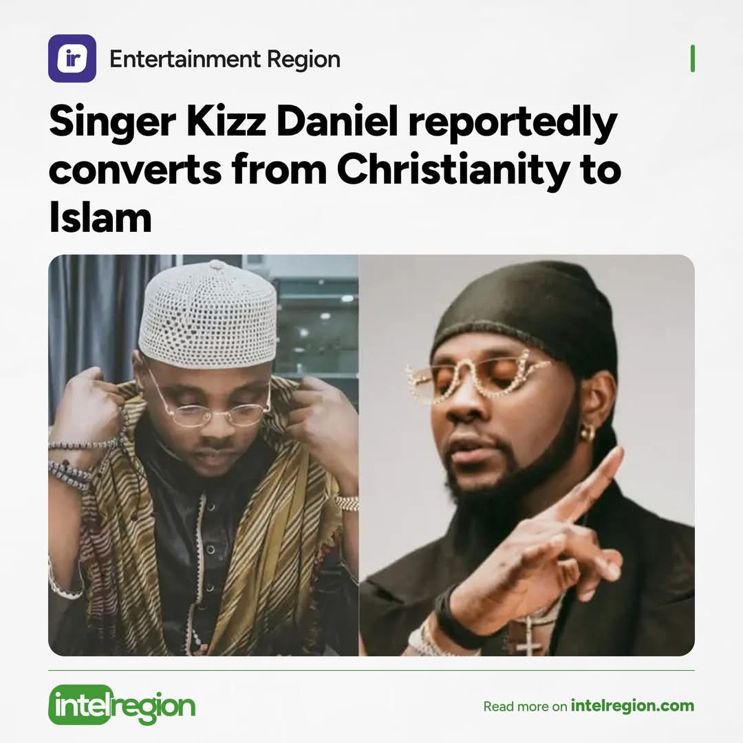 Kizz Daniel, the Nigerian singer, left Christianity for Islam, he dumped Christianity for Islam ✊💯

when it comes to Islam, the more you try to bash it by spread negativity, d more people get curious and start digging for d truth. And you know what? Most of end up embracing it