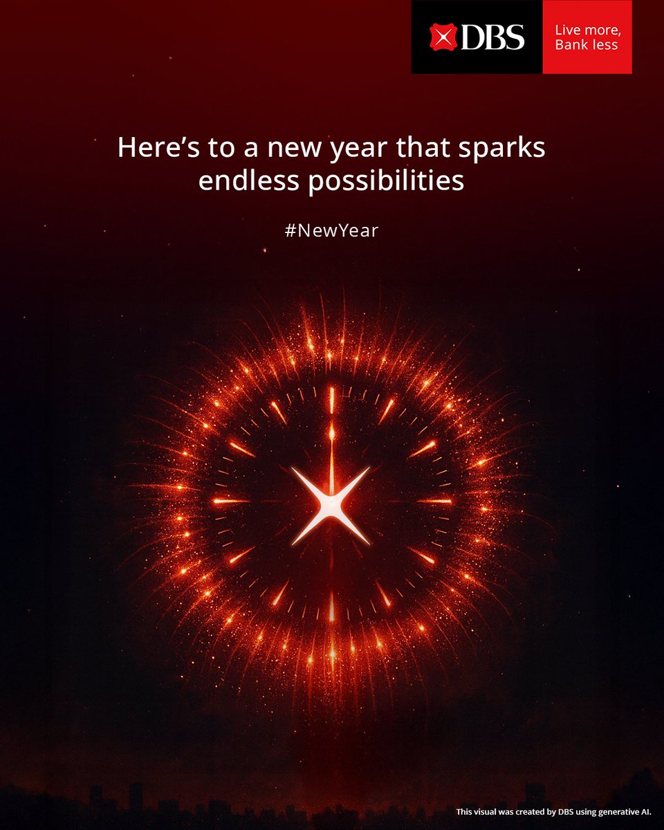DBSBankIndia's tweet image. As the clock strikes new beginnings, may every second move you closer to your dreams to #LivemoreBankless 

#DBSBankIndia #NewYear