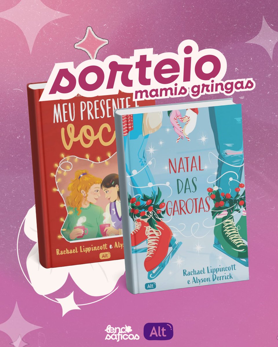 lendosaficos's tweet photo. 💞 SORTEIO 💞

Para concorrer a um kit com dois livros de @rchllipp e @Alysonderrick, siga as regrinhas:

🌟 Siga @lendosaficos e @editoraalt 
🌟 Dê RT nesse post
🌟 Comente marcando 1 pessoa

O resultado sai dia 31/12! https://t.co/Yh37WvIVt4