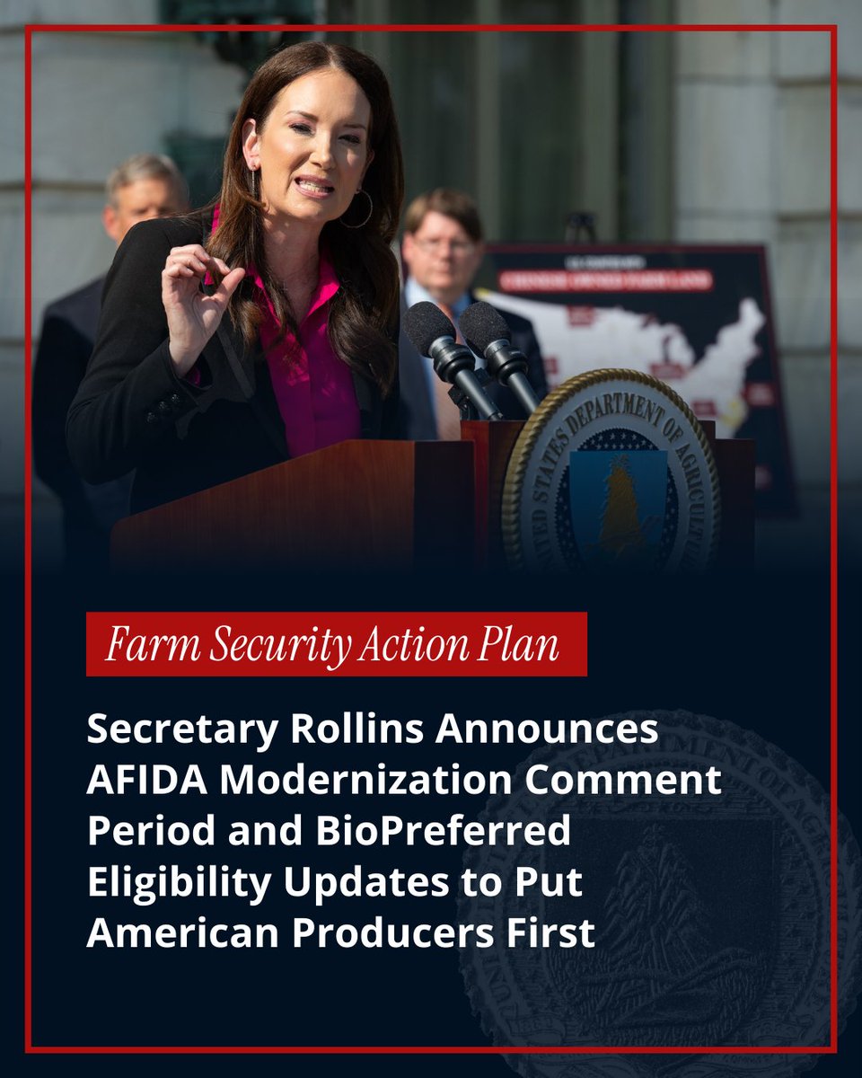 Dept. of Agriculture tweet media