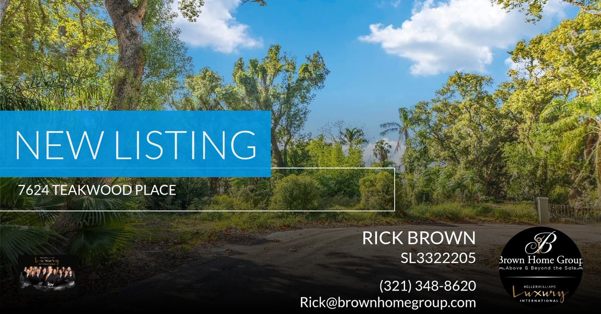 BtheKeyRE's tweet image. 📍 New Listing 📍 Take a look at this fantastic new property that just hit the market located at 7624 Teakwood Place in Mount Dora. Reach out here or at (321) 348-8620 for more information

Thanks,

Rick A. Brown PA, CDPE, CRIS
... homeforsale.at/7624_TEAKWOOD_…