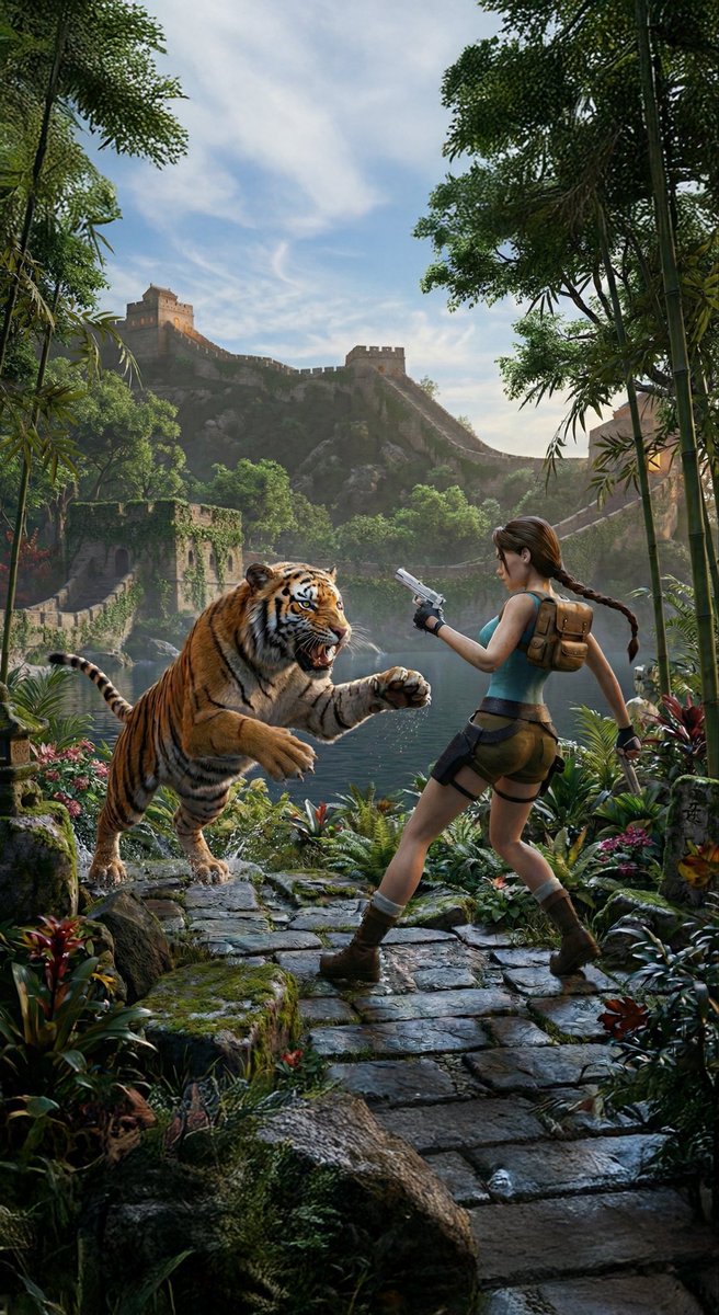 LudarkTomb's tweet image. We need low-budget games in the same FMV style as Tomb Raider. That original Lara Croft model is very iconic. Would you like a classic cartoon look? #remake #remaster #nostalgia #ps5 #ps6 #nintendo #xbox #switch