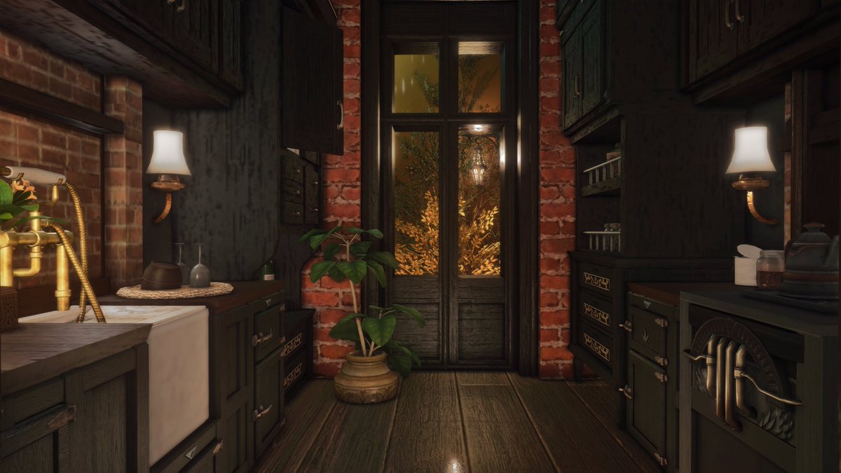 "Greyfriar" [L] ☕️🍂📔 

#FF14housing #FF14ハウジング #daenylovehousing