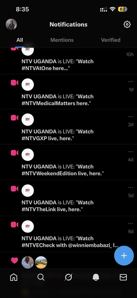 Charles240890's tweet photo. ⁦@ntvuganda⁩ It has been a while ever since i received a notification link to the latest news/akawungeezi via X, is there a problem? https://t.co/1GtWL1fvyC