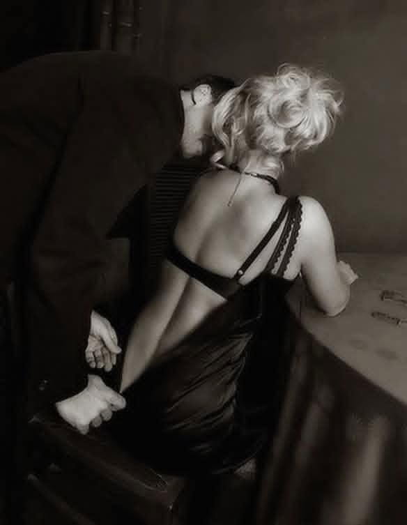 When two people live with each other's breath, nothing else can fit.