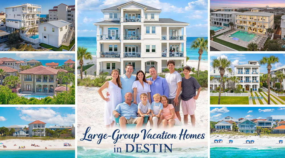 Planning a Multi-Family beach getaway in Destin?
These vacation homes are built for big groups done right—guest houses, Gulf-front views, private pools, game rooms, and layouts that actually work for families traveling together.🏖️
👉 Explore the full list: oreef.co/4quJfN1