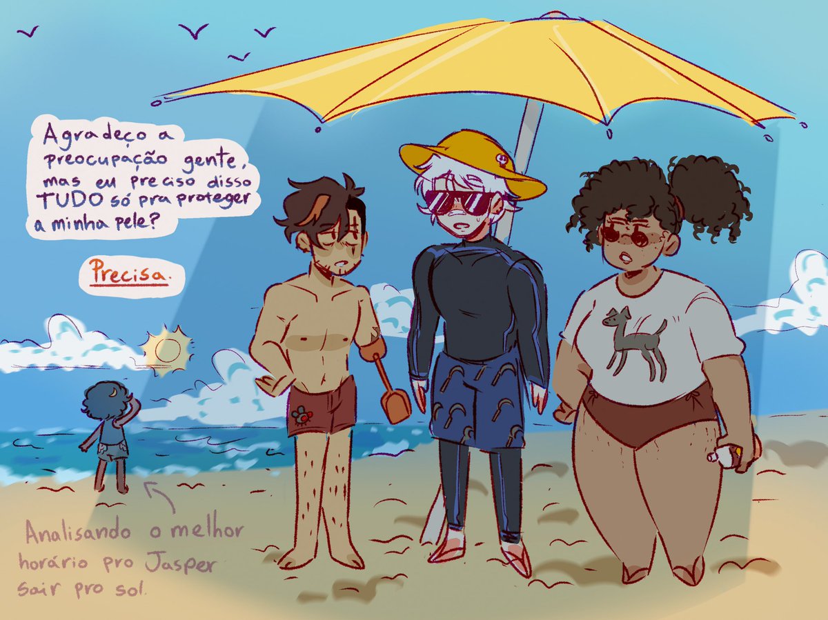 amoraartsy's tweet image. Episódio da Praia 🏖️ #HEXATOMBE