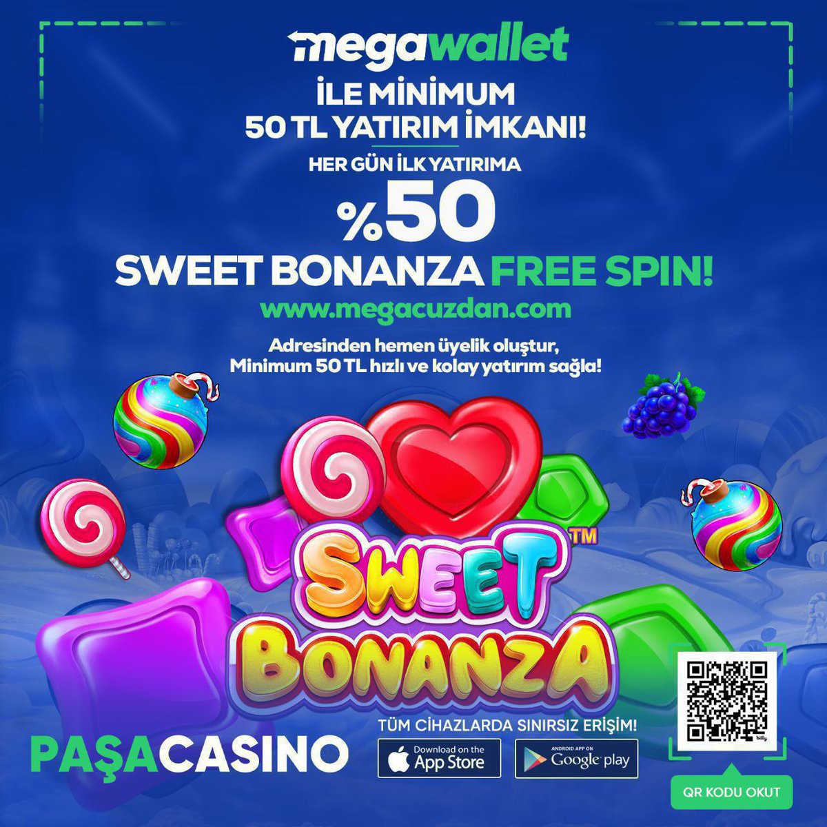 PC_OFFICIALVIP's tweet photo. 🏅Megawallet ile minimum 5️⃣0️⃣ ₺ yatırım imkanı!

⭐Her gün ilk yatırımınıza
%5️⃣0️⃣ SWEET BONANZA freespin fırsatı.

🎰Hızlı ve kolay yatırım için MEGACUZDAN adresinden hemen üyelik oluşturabilirsiniz.

💯https://t.co/b0IQr2uSzb https://t.co/ccDF6lwmbT