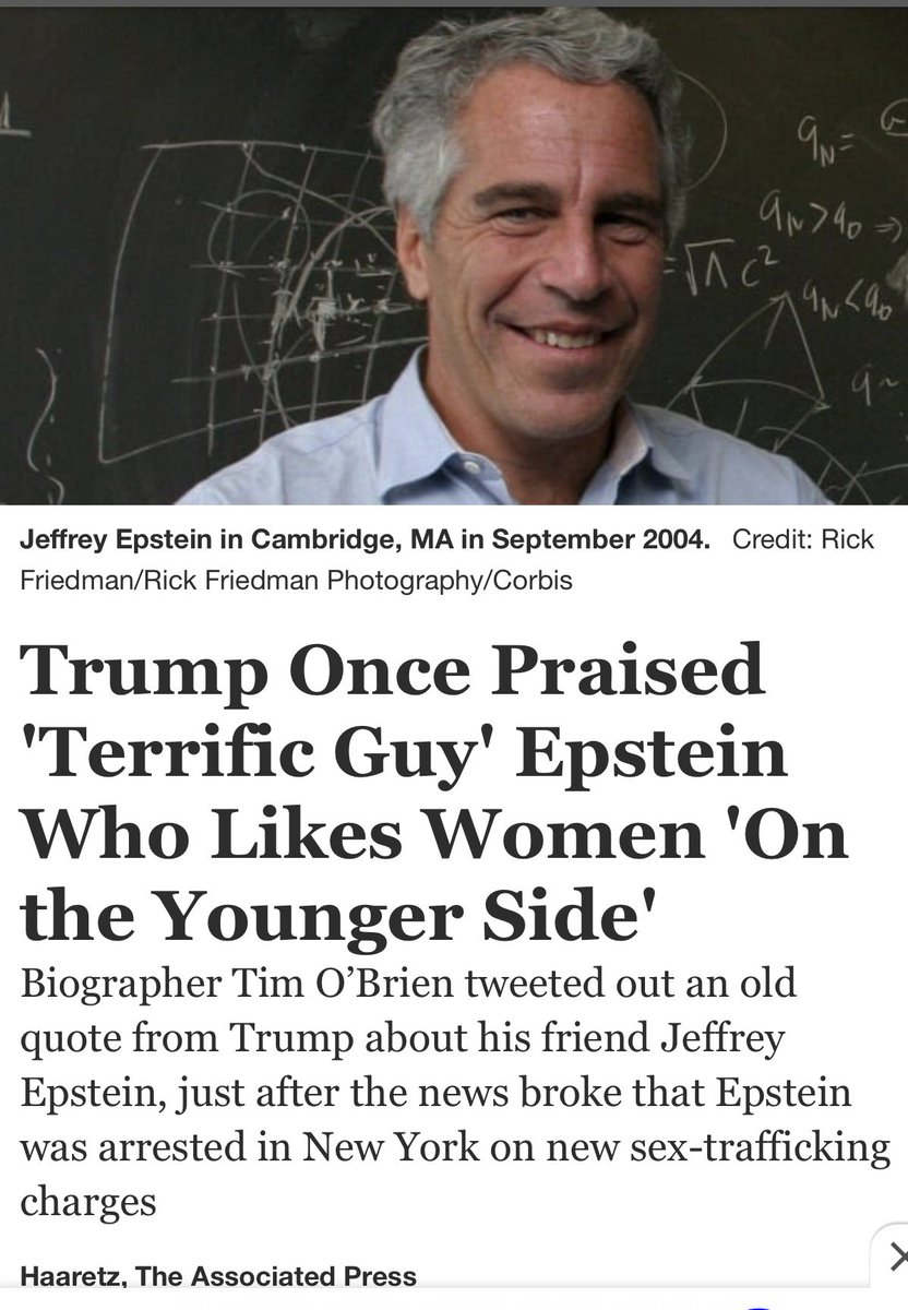 PancakesKing1's tweet photo. @CAgovernor @WhiteHouse Roy Cohn and Epstein are the only friend's Trump ever had https://t.co/i7W596wVRq