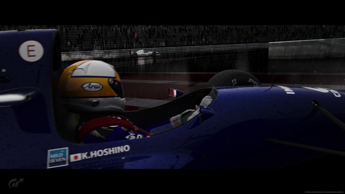 SPACE_HOTCAKE's tweet image. 「ああ…もう…ここで降りよう｡もう自分を楽にしてやりたい。」

1996年
フォーミュラ・ニッポン
第10戦富士ｽﾋﾟｰﾄﾞｳｪｲ

#LastRun
#CALSONIC_RACING_TEAM_with_IMPUL
#LolaT96
#MUGEN_MF308
#星野魂

#PIAA_MAKAJIMA_RACING
#Reynard96D

#GT7PureScapes
#GT7PureRacePhoto
#GhostArts