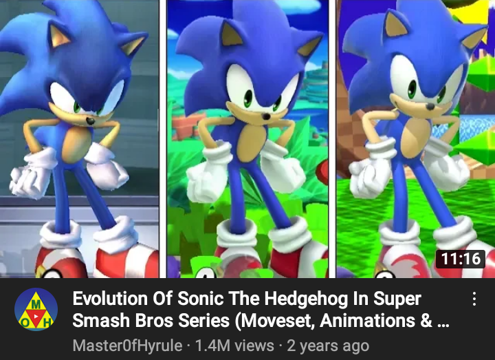 DashLilHog's tweet image. smash 6 better redo the entirety of Sonic all together or im going to throw a childish hissy fit. Look how much cooler he is in brawl man....