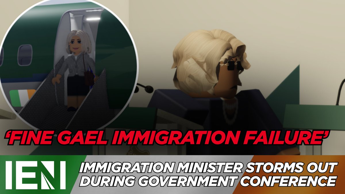 'FINE GAEL IMMIGRATION FAILURE'

Fine Gael Immigration Minister, KathleenHastings, stormed out of the government press conference when asked a question regarding Ireland's crippling immigration and alt crisis.