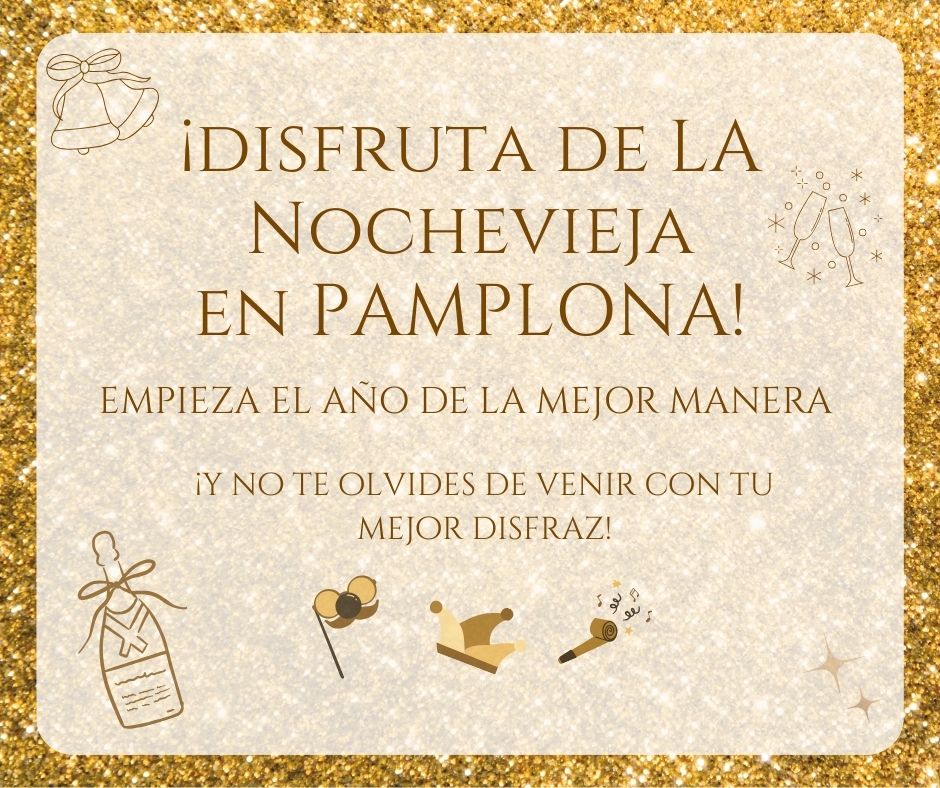 ¡Disfruta de la Nochevieja en Pamplona! 
                                🥳🥂🍾🎭
alojamientosenpamplona.com/nochevieja-en-…

#Nochevieja #Pamplona #Disfraz #FelizAñoNuevo #FelizNavidad #FelicesFiestas  #Iruña #Navarra #TurismoNavarra #ApartamentosTurísticos #AlojamientosTurísticos