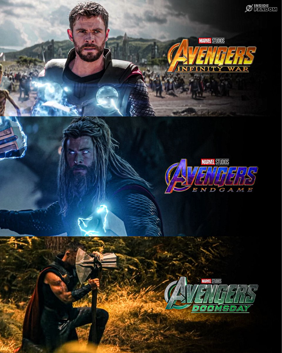 InsideFandom's tweet image. Thor through the lens of the Russo Brothers⚡️