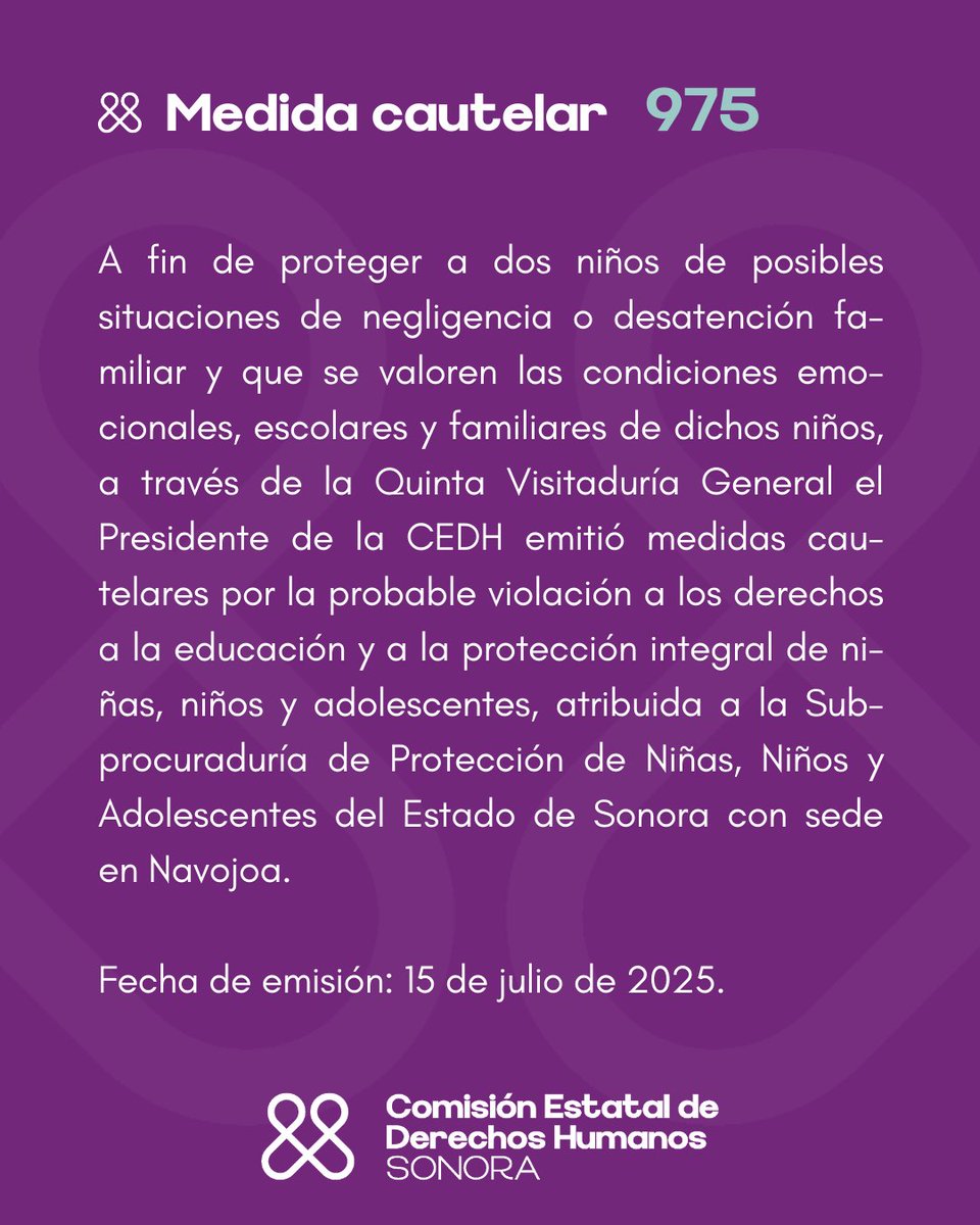 CEDH Sonora tweet media