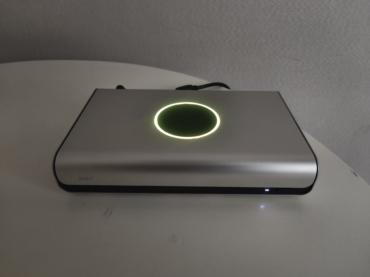Motusxyz's tweet photo. 🟢 SILENT (45W): Whisper quiet. Perfect for overnight syncing, light inference tasks, and low-cost background operation. https://t.co/nNGXAGom69