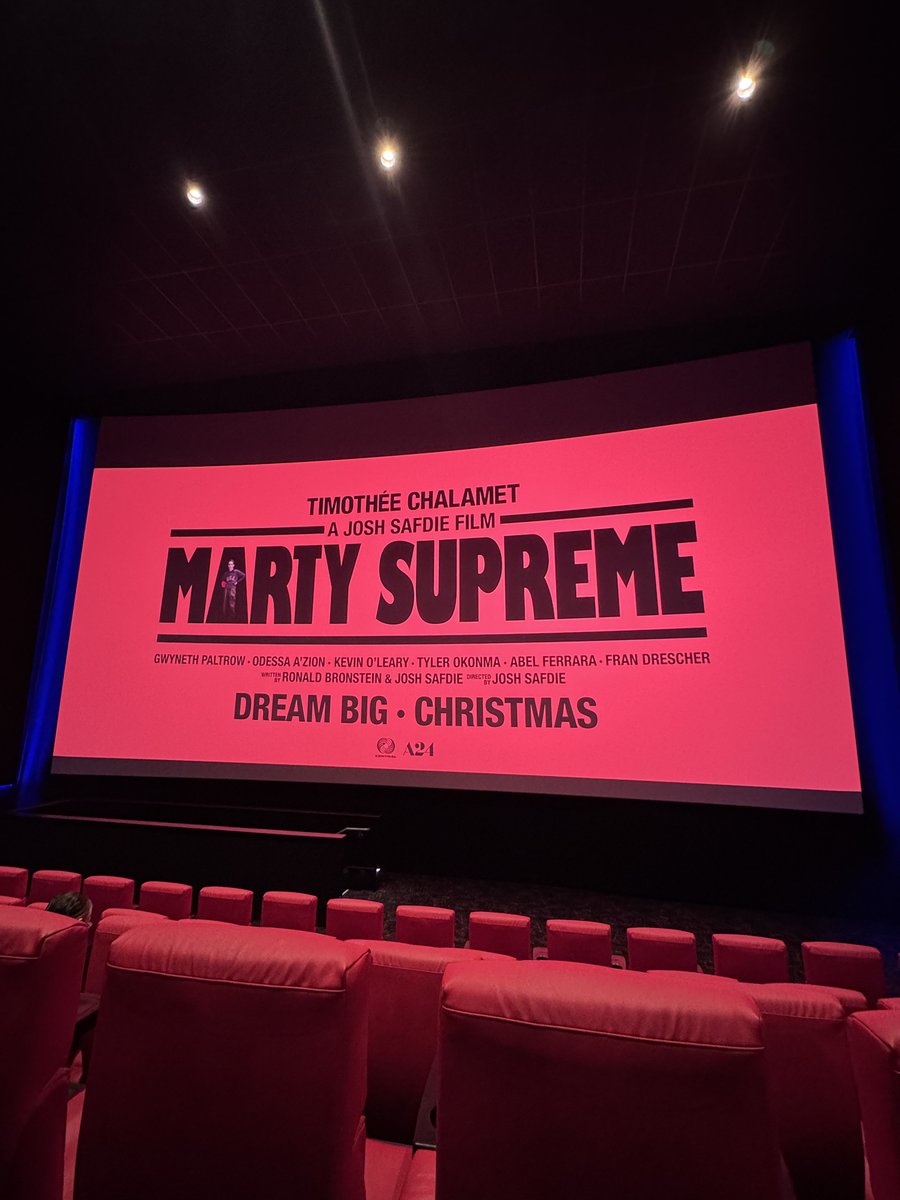 DrexNJ's tweet image. Seeing #MartySupreme in 70mm