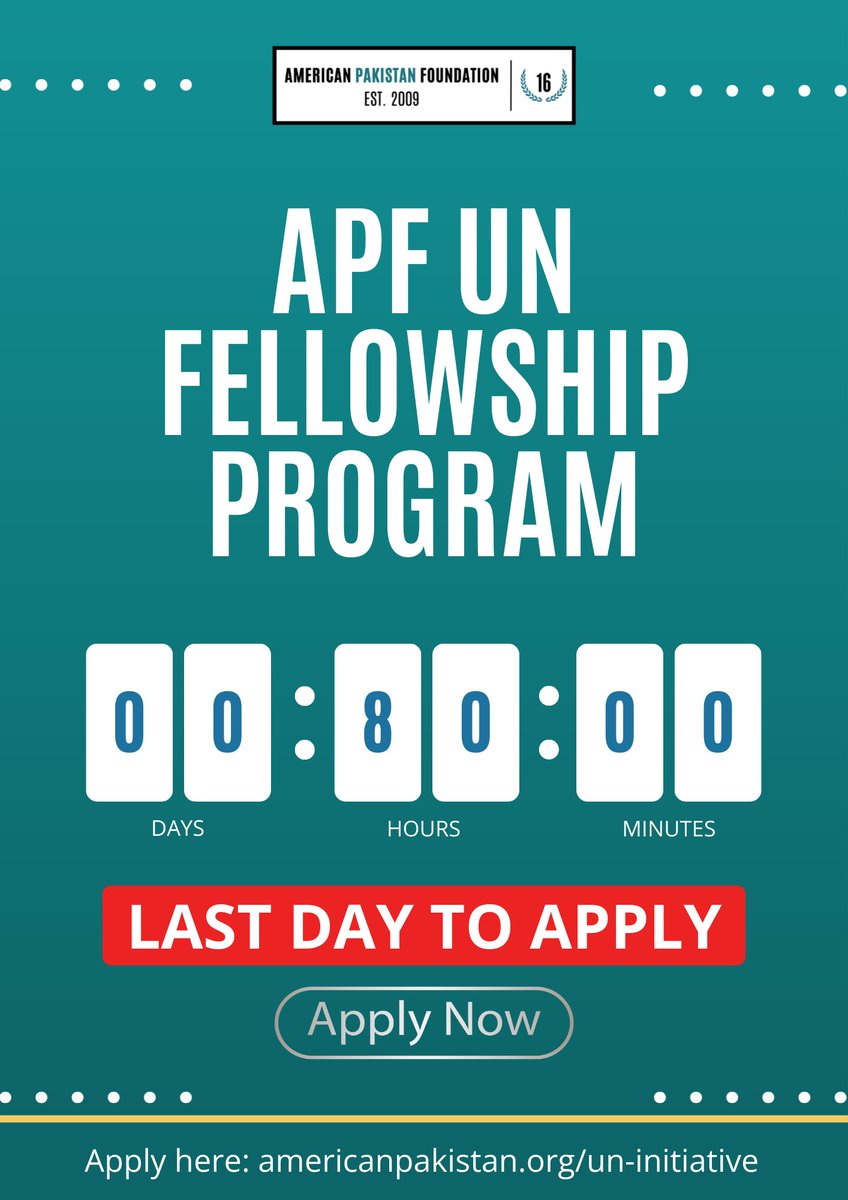 American Pakistan Foundation tweet media