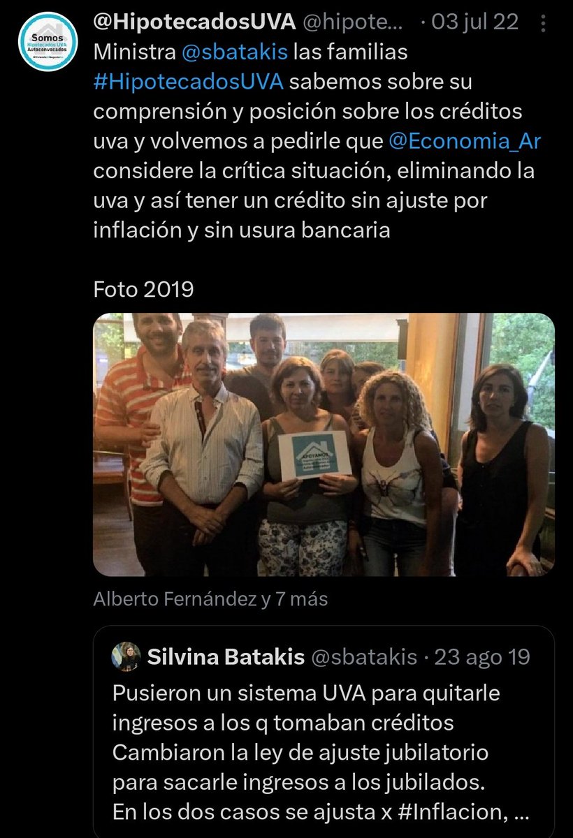 <a href="/hipotecadosuva/">@HipotecadosUVANacional</a> <a href="/bancoprovincia/">Banco Provincia</a> Q pasa c/ los nacionales y Populares? Eligen el camino d lo turbio? <a href="/JCuattromo/">Juan Cuattromo</a> , <a href="/sbatakis/">Silvina Batakis</a> , <a href="/Kicillofok/">Axel Kicillof</a> tienen algo p/ decir? Vos <a href="/sbatakis/">Silvina Batakis</a> t haces la distraída y bien q usast a <a href="/hipotecadosuva/">@HipotecadosUVANacional</a>.