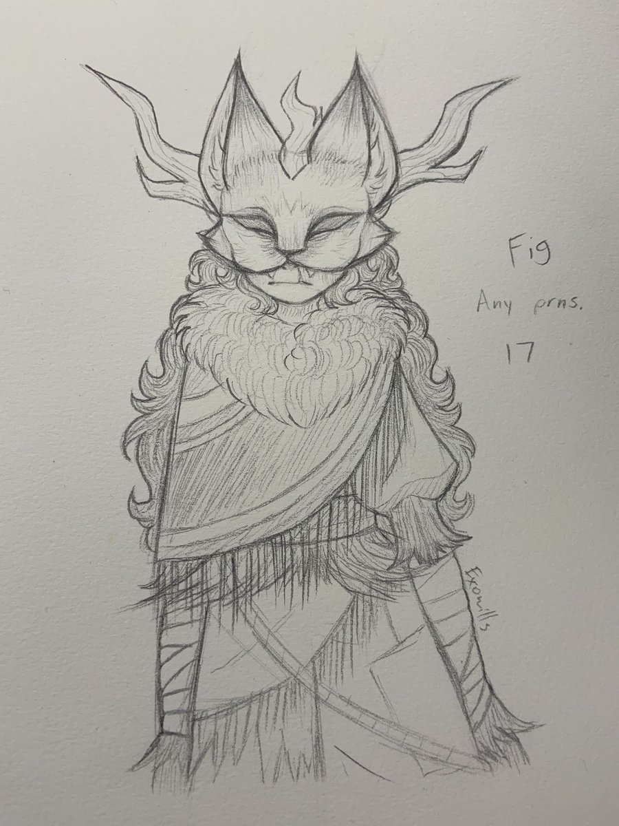Exowills's tweet photo. Revamping my old Yaelokre OC, fog, fully coloring and trying out a similar style #yaelokre #meadowlark #yaelokreoc https://t.co/qe5JG0BtnA