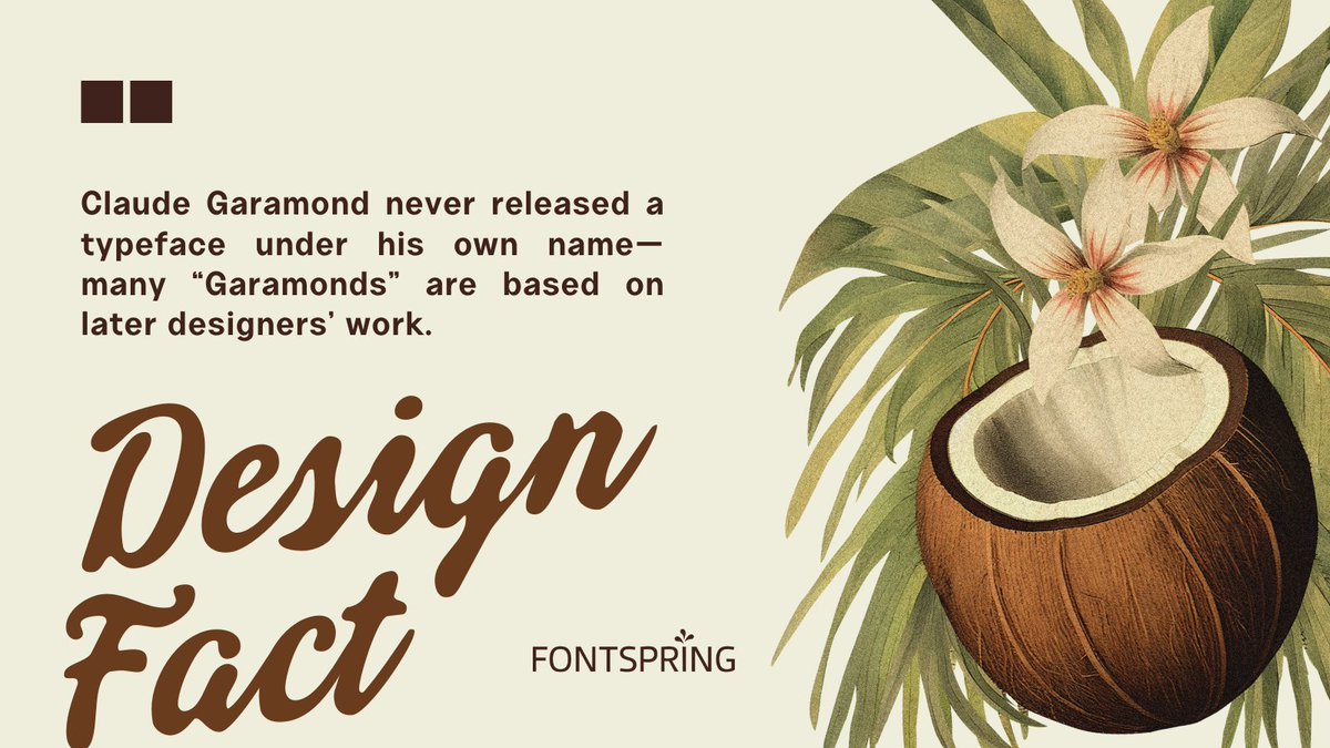 If you’ve ever argued about which Garamond is “real”—you’re not wrong to be confused! #DesignFact