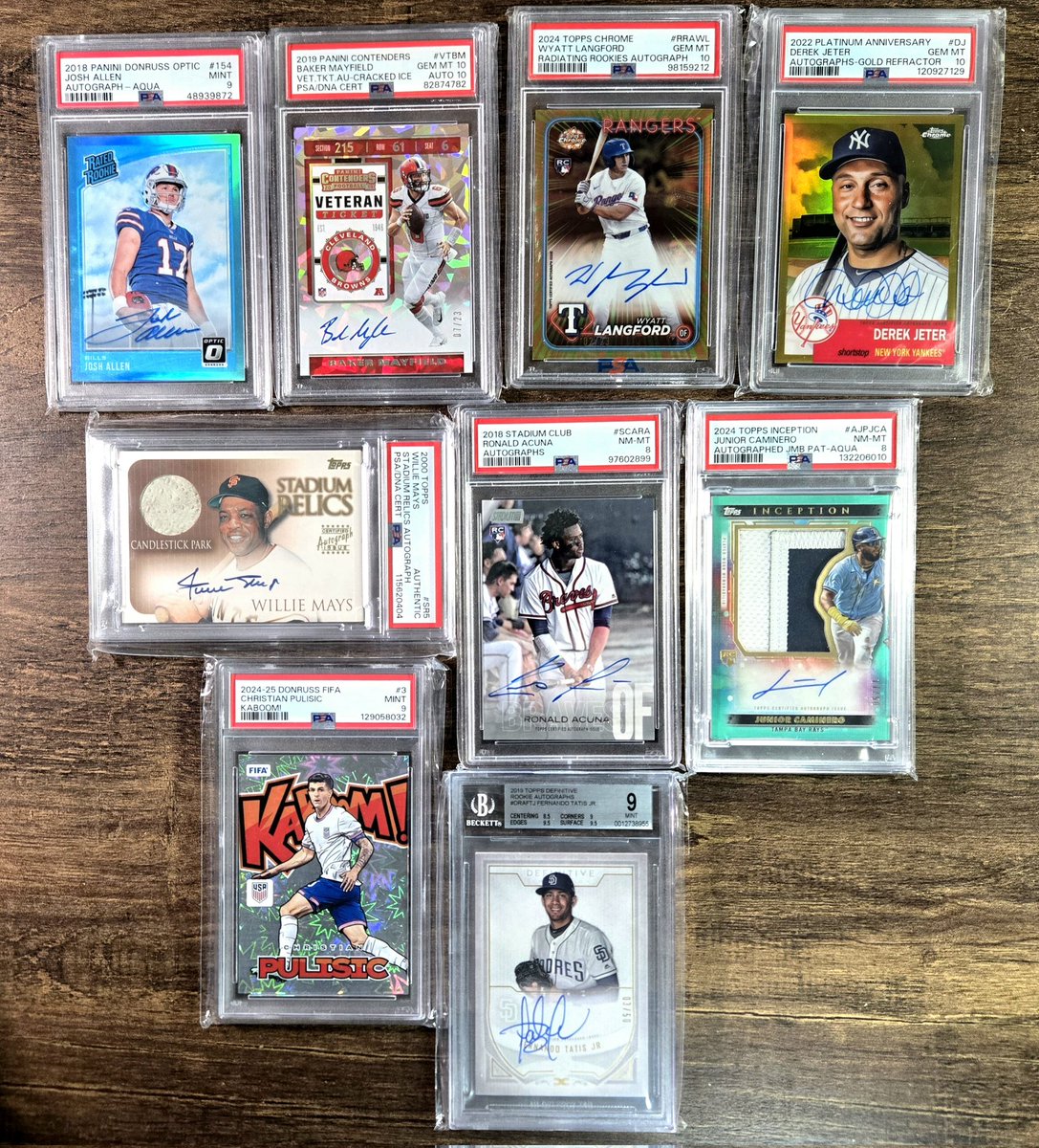 Some graded cards available!

Retweets greatly appreciated!
