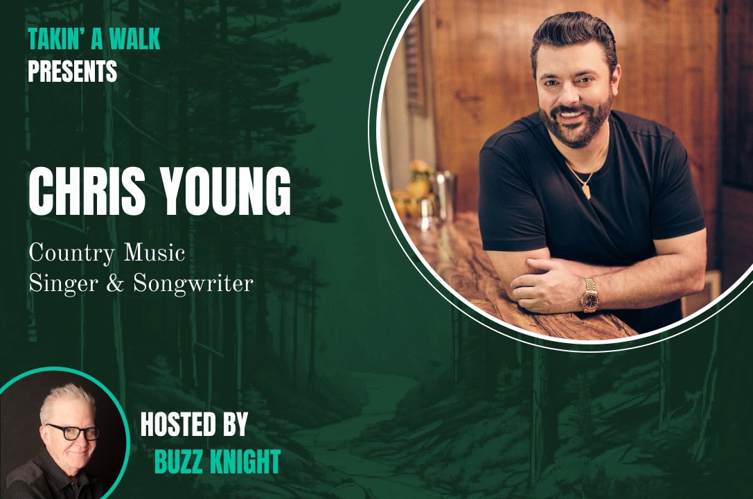 Chris Young on his journey, resilience and songwriting stories in Country Music. New episode of Takin A Walk podcasts.apple.com/us/podcast/tak… <a href="/ChrisYoungMusic/">ChrisYoungMusic</a>  <a href="/NashvilleScene/">Nashville Scene</a> <a href="/BlackRiverEnt/">Black River Entertainment</a> #countrymusic