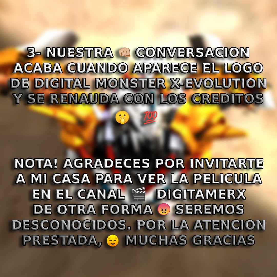 DigitamerX's tweet photo. 😌 ¿Ya tienes tu cita para este Domingo 4 de Enero? Etiquétala!
#Digimon #digimonenespañol #DigitalMonsterXEvolution #anime https://t.co/xsT2AnFcT1
