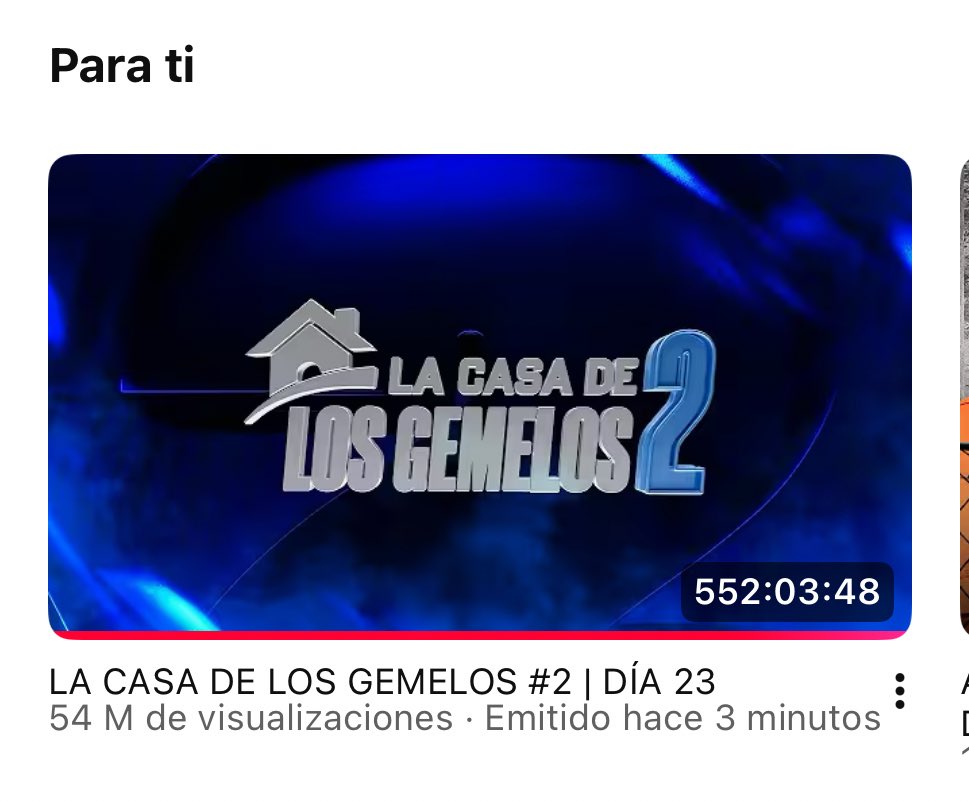 quiero un dvd con esas 552 horas  #LaCasaDeLosGemelos2D23