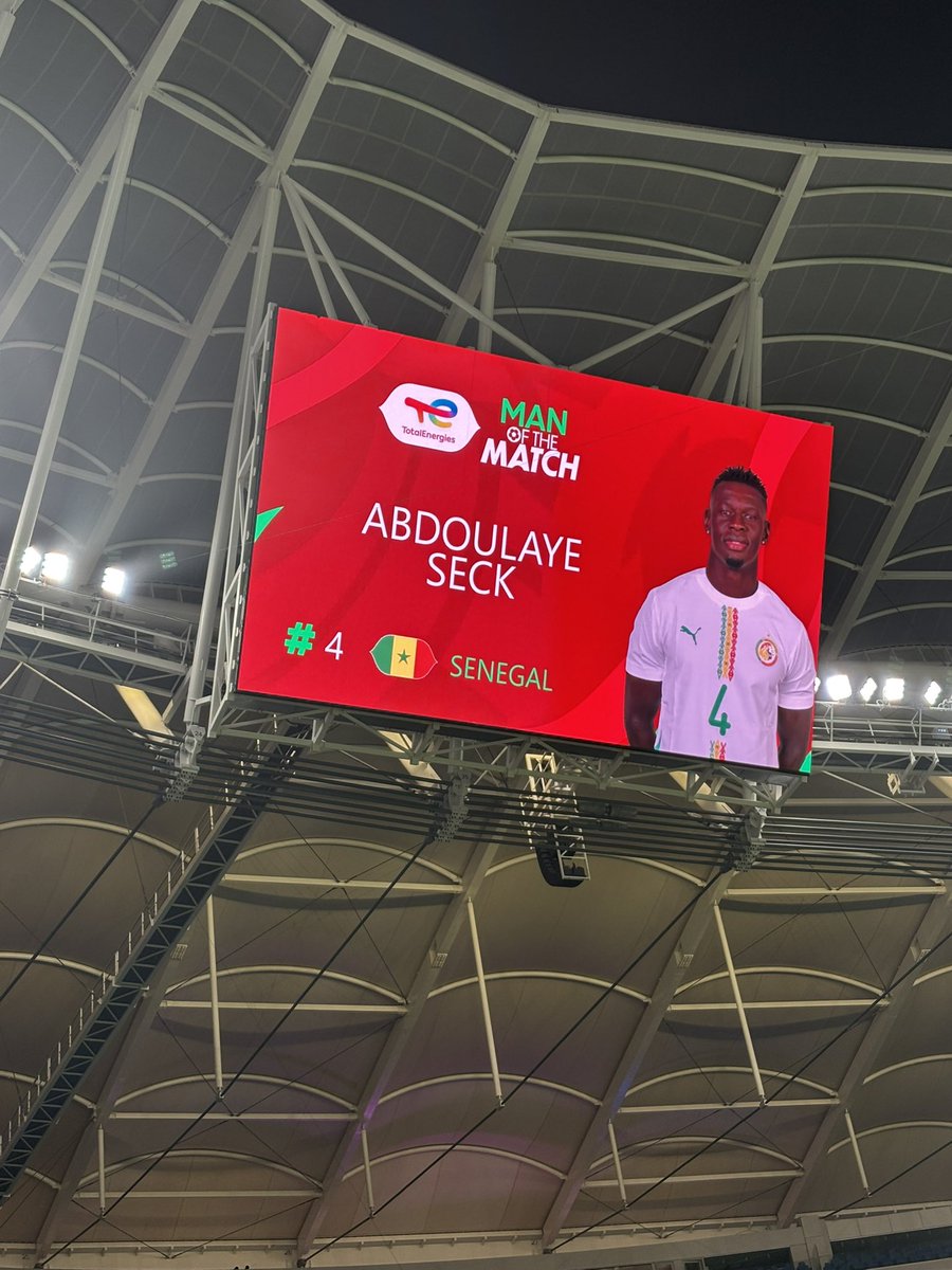 JoueursSN's tweet image. Abdoulaye Seck est l’homme du match de ce Bénin - Sénégal !