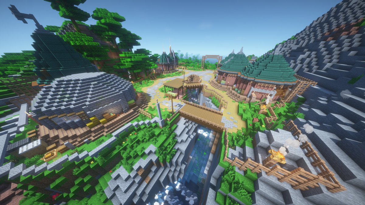 Homissan_Brand's tweet photo. #FF7 in #Minecraft today's progress!٩( 'ω' )و☄️
Gongaga village &amp; Reactor wasteland all completed!
I managed to finish the Gongaga area by 2025!
have a happy new year guys! 
#minecraft建築コミュ https://t.co/ojOfj4Wzpv
