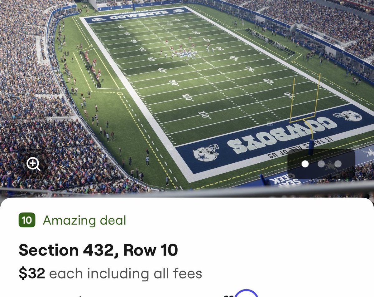 rcb05's tweet image. The demand for Cotton Bowl tickets to see Ohio State and Miami is shockingly low. You can get in the door for $32. You can sit lower level between the 40s for $415.

It’s time to re-think the hosting structure for #CFBPlayoff games.