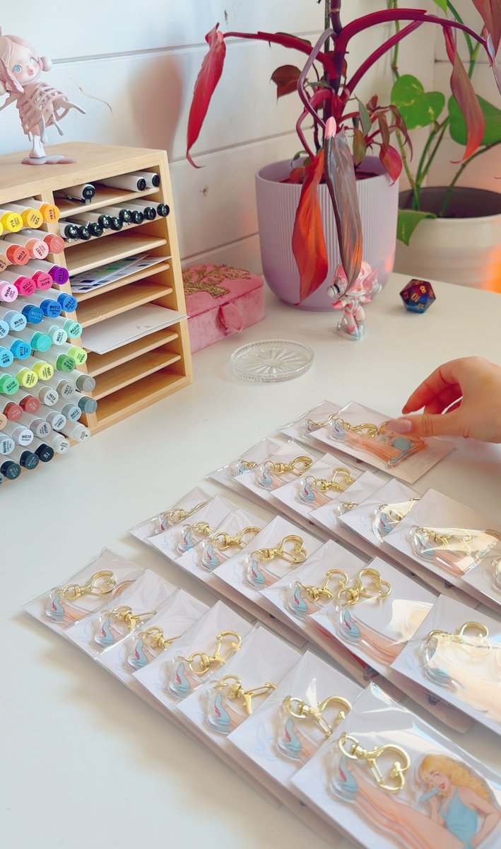 Assembling 0rders... Miss Sabrina Carpenter has been a favourite! Thank you everyone!! 🥹🩵✨