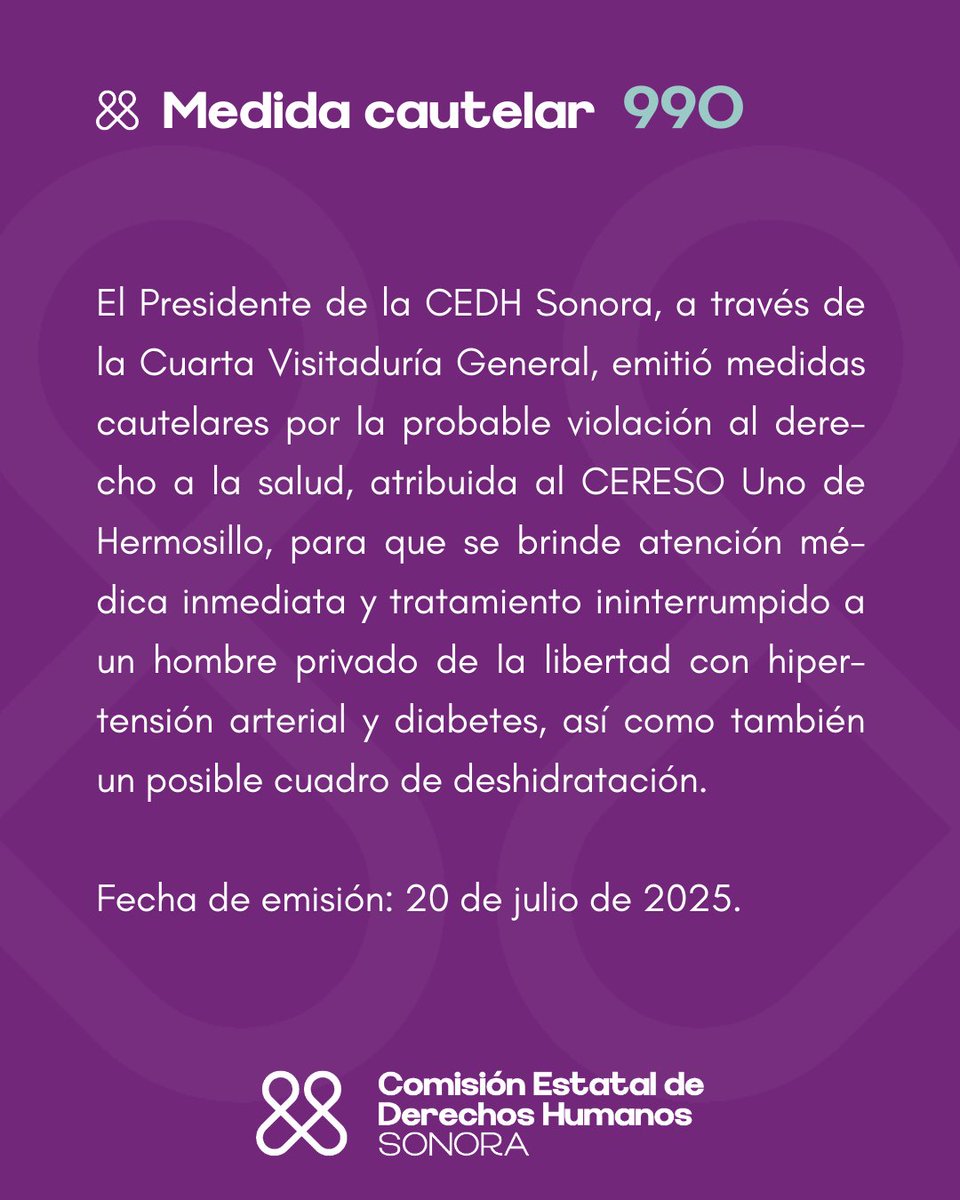 CEDH Sonora tweet media
